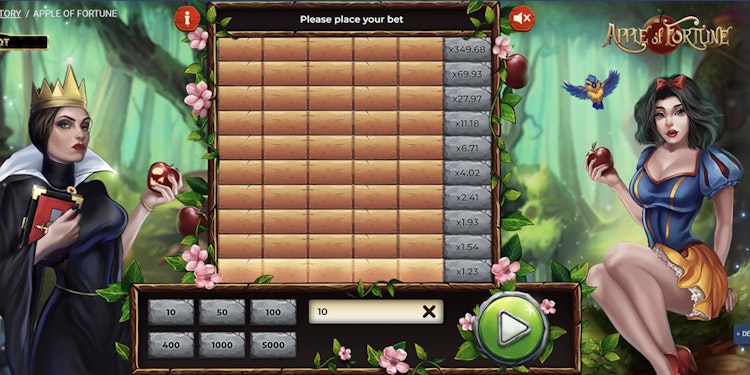 لعبة تفاحة الحظ من 1xbet