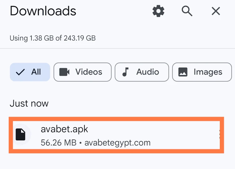 ملف avabet apk