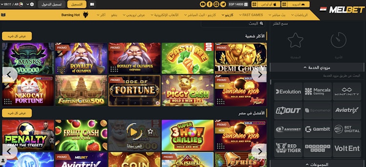 كازينو يقدم أكبر مكافأة ترحيب