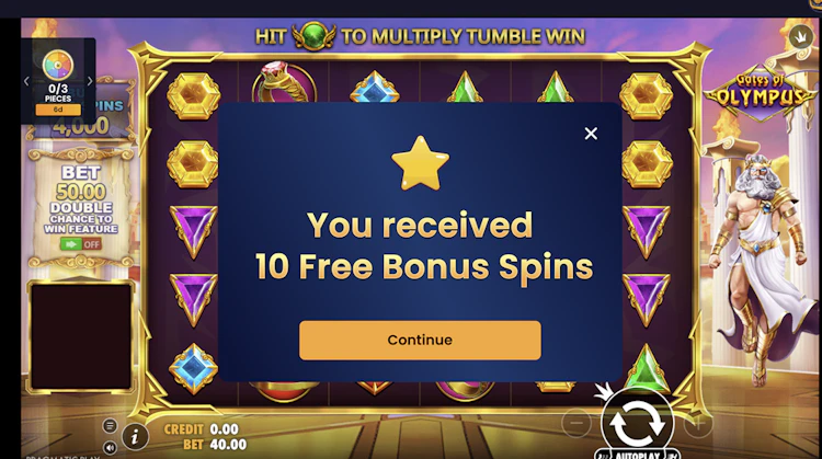 مكافأة كازينو بدون إيداع