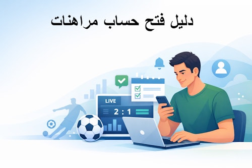 كيفية انشاء حساب مراهنات – دليل خطوة بخطوة header image