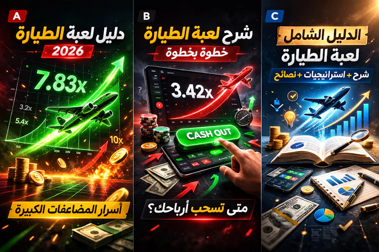 دليل لعبة مراهنات الطيائرة