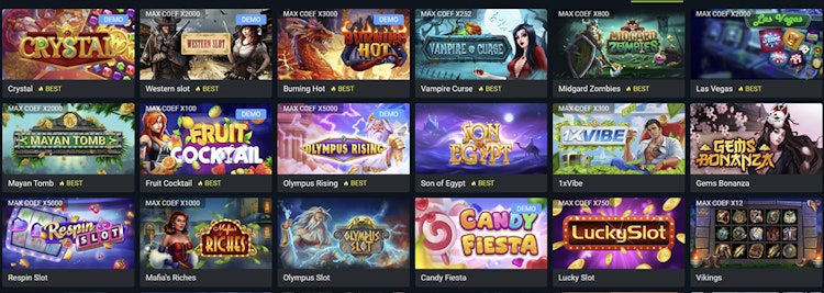 العاب سلوتس 1xbet