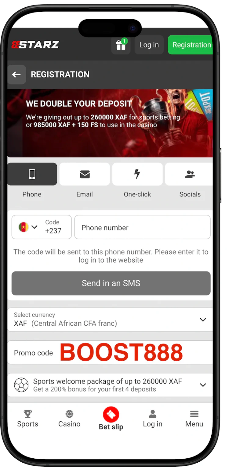 Code Promo 888Starz [CAMBOOKIE] : Bonus 260 000 CFA 2026