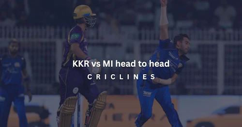 KKR vs MI head to head: IPL record, results and stats (updated 2026)