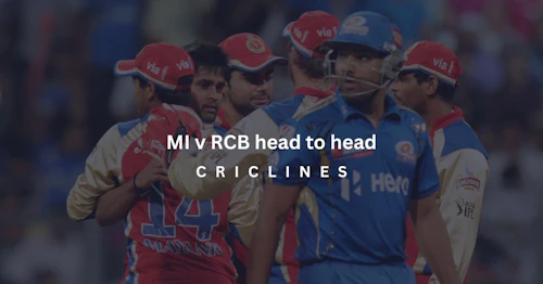 MI vs RCB head to head: IPL record, results and stats (Updated for 2026)
