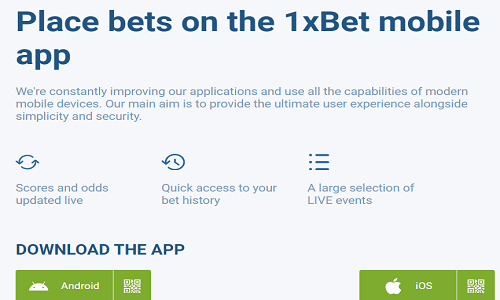 1xbet app