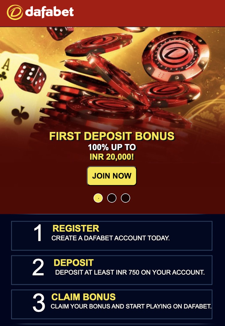 Dafabet welcome bonus