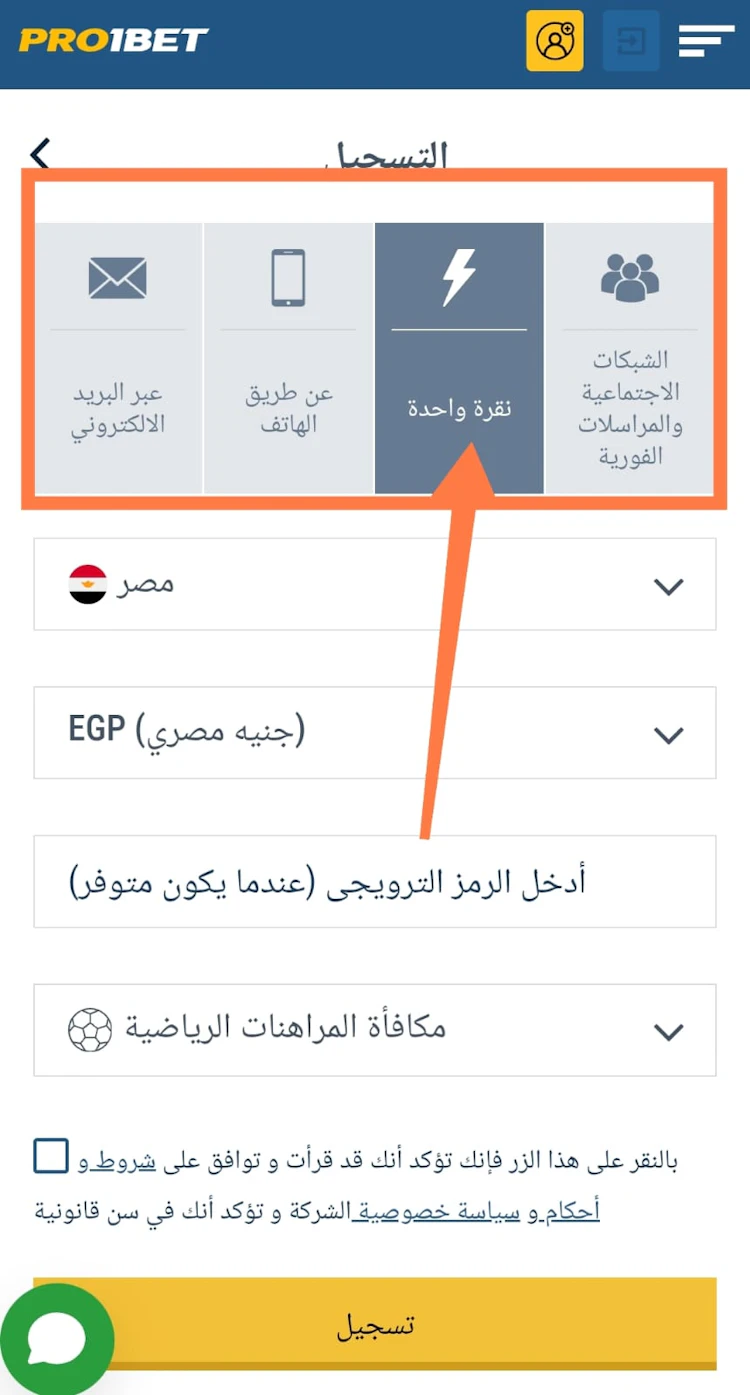 كيفية ادخال كود برومو برو 1 بيت
