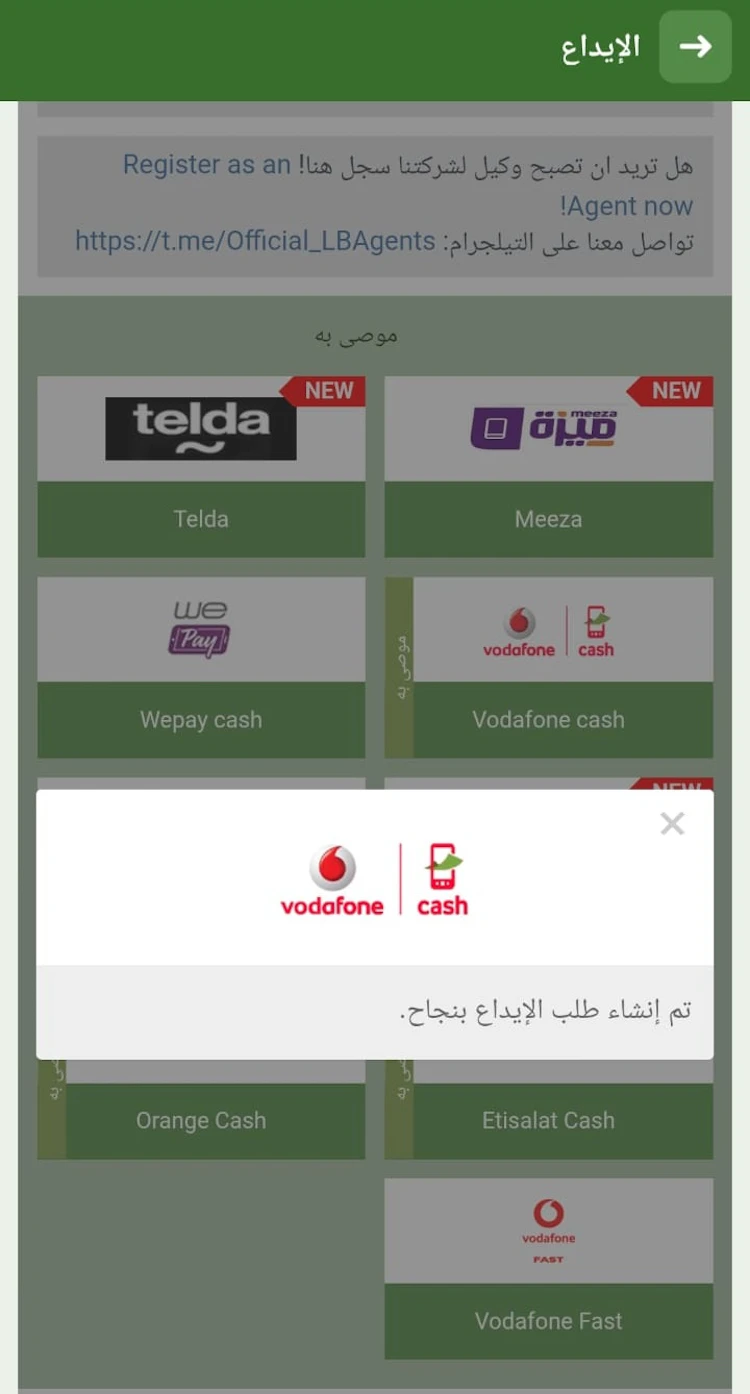 شحن رصيد لاينبيت مصر 