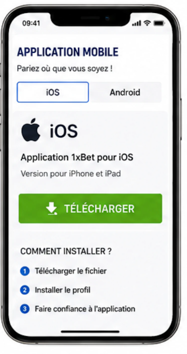telecharger app 1xbet ios