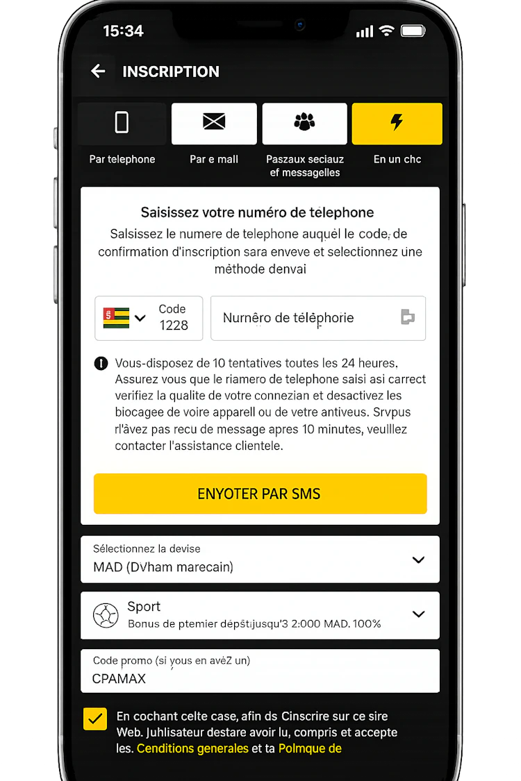 meilleur site paris sportif en togo