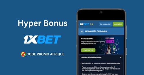 Hyper Bonus 1xBet : Gagnez jusqu'à 1000 (guide ultime 2026) header image