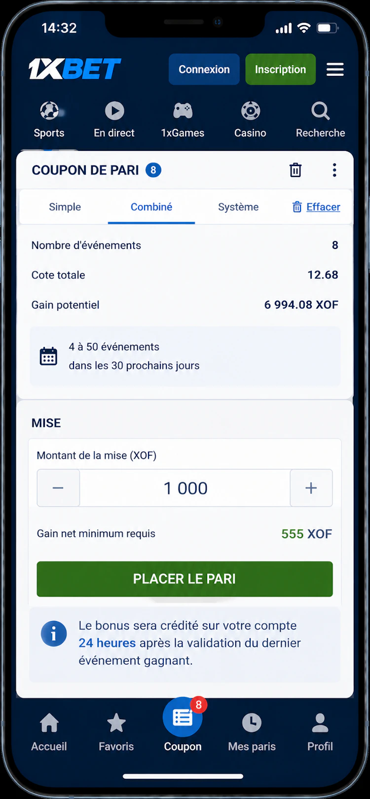 hyper bonus 1xbet