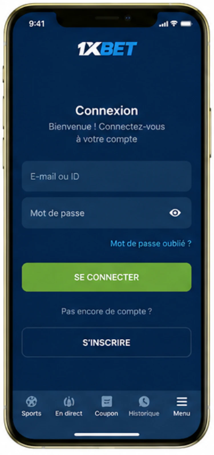 connextion sur 1xbet pour lucky friday