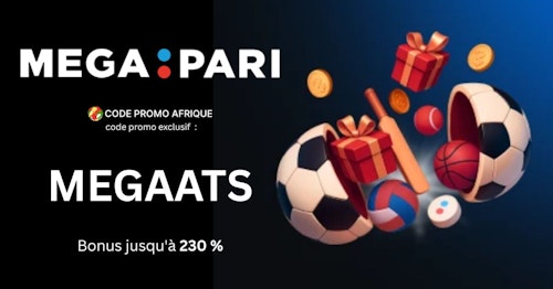 Code promo Megapari MEGAATS : bonus de 230 % ! (Nov 2025) header image