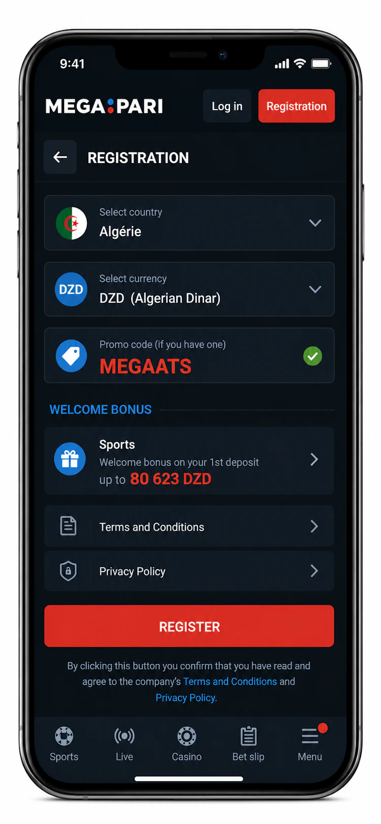megapari algerie, meilleur paris sportif algerie