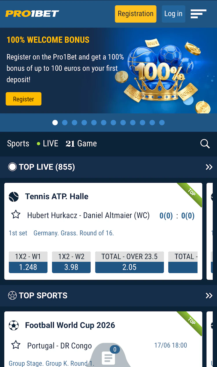 codepromoafrique pro1bet