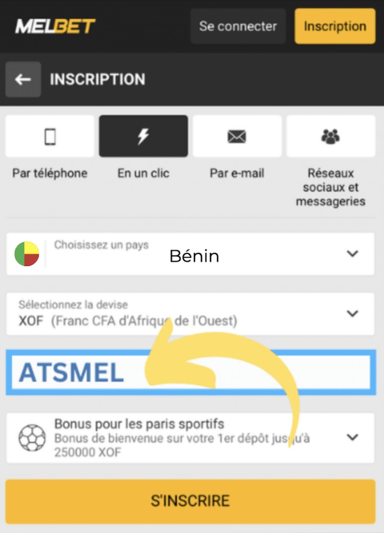 code promo melbet benin 2025