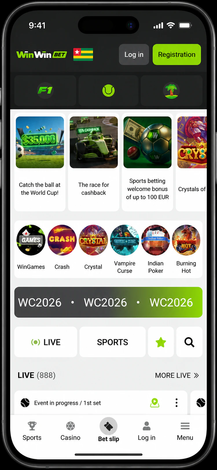 bookmaker en ligne en togo