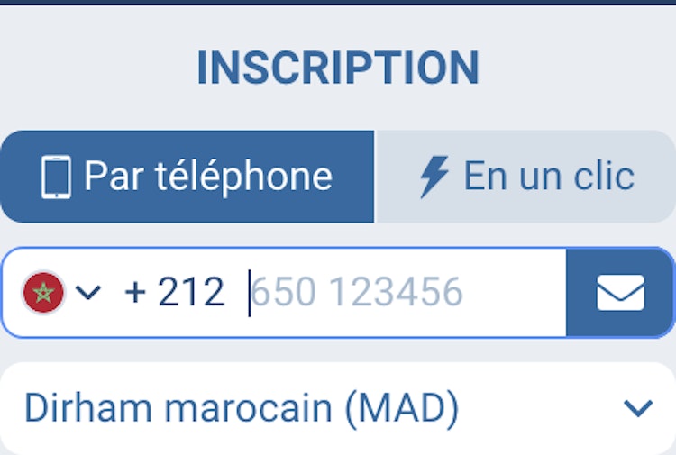 Comment ouvrir un nouveau compte 1xBet