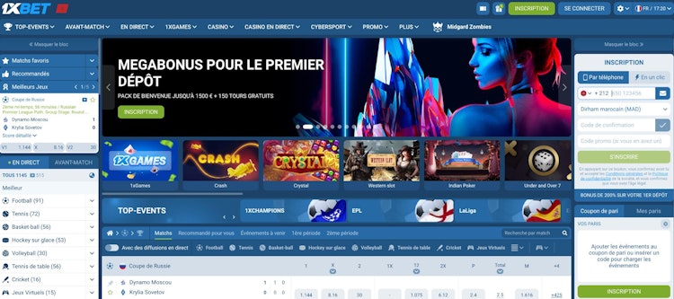 Site Officiel de 1xBet Maroc