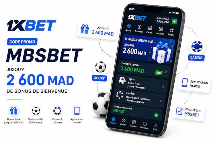 code promo 1xbet au maroc