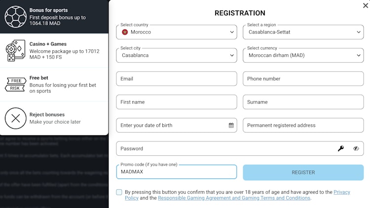 Code Promo Gooobet MADMAX
