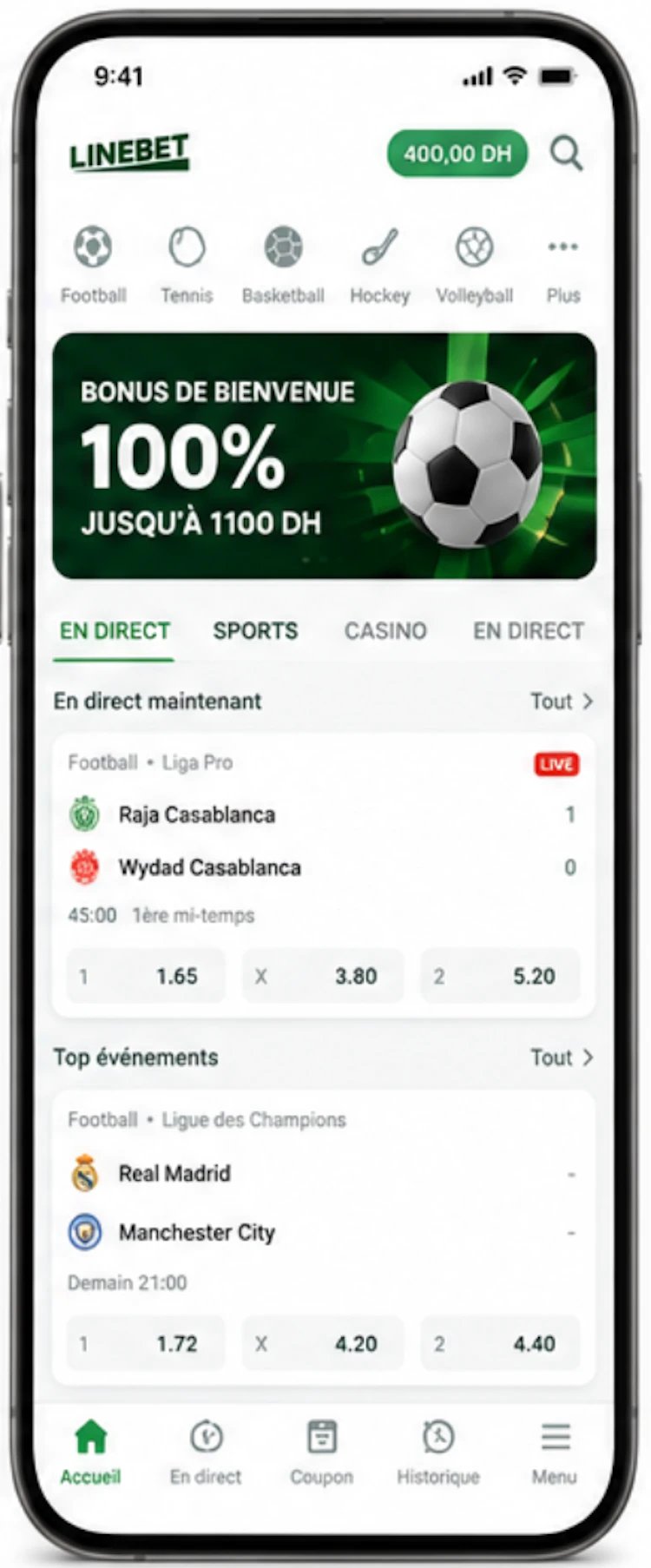 parier sur linebet