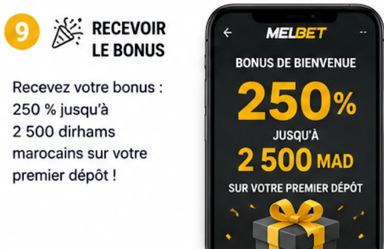 le Bonus de bienvenur melbet