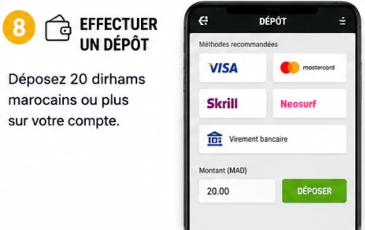 faire un depot melbet au maroc