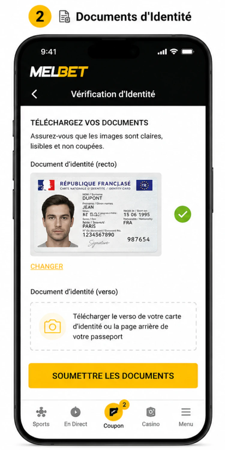 verification de melbet compte