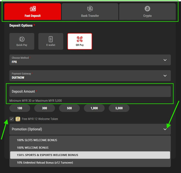 12Play Malaysia: Claim Free Credit