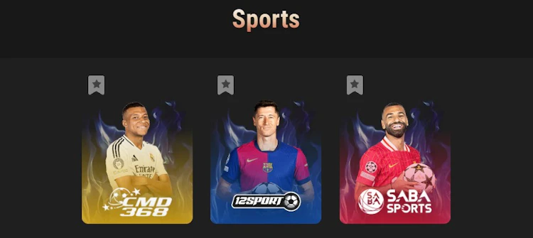 12Play Malaysia sportsbook provider selection showing CMD368, 12SPORT and SABA Sports