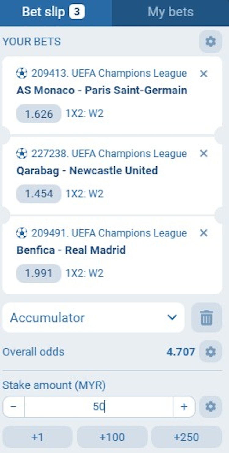 1xBet Promo Code Bonus Requires 3 Bets in one Accumulator Bet