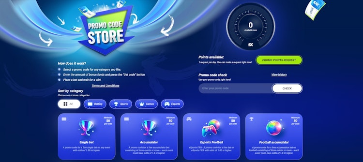 1xBet Promo Code Store
