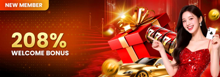 AW8 208 percent welcome bonus across the first three deposits