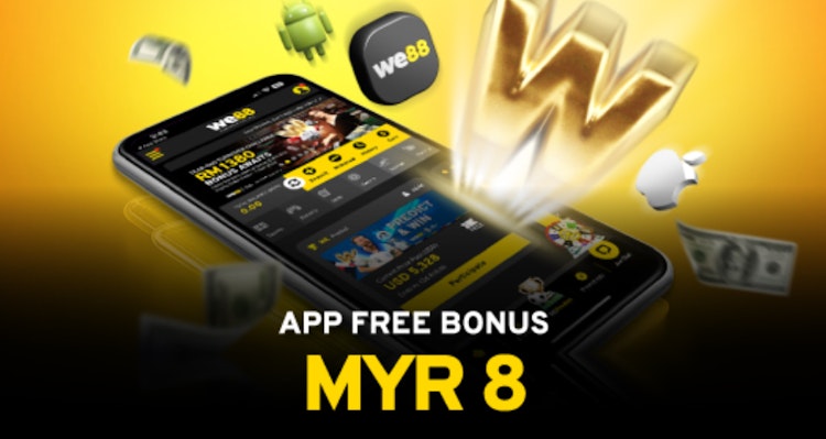 Get 8 MYR in Free Credit for Dowloading the WE88 Betting App