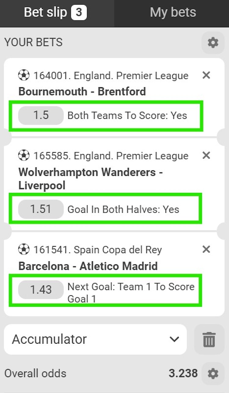 888starz promo code: accepted accumulator bet