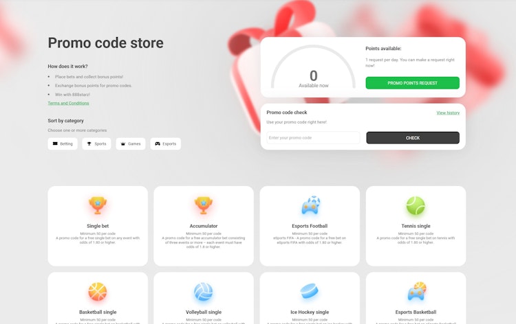 The 888starz Promo Code Bonus Store