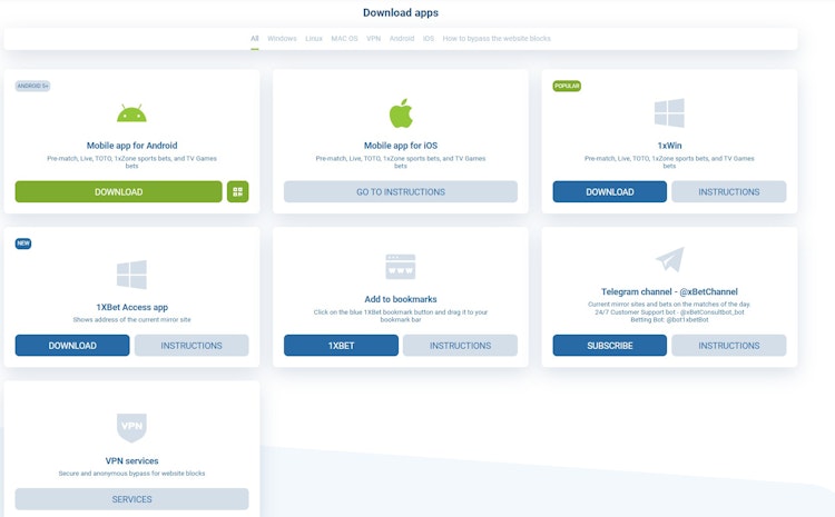 1xBet Offers Special Promo Code Bonuses in The 1xBet Apps