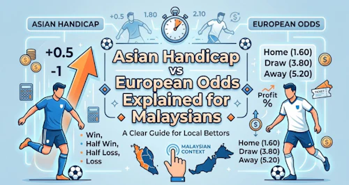 Asian Handicap vs European Odds Explained for Malaysians