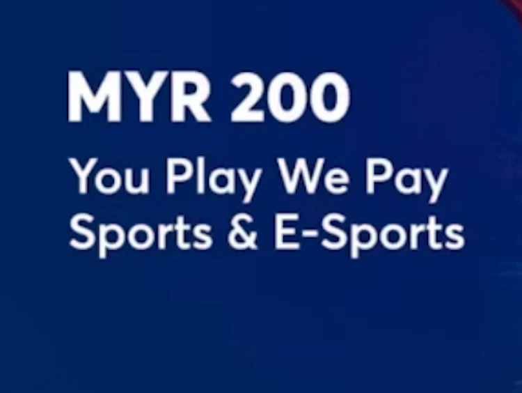 BK8 RM 200 You Play We Pay offer covering sports and esports betting