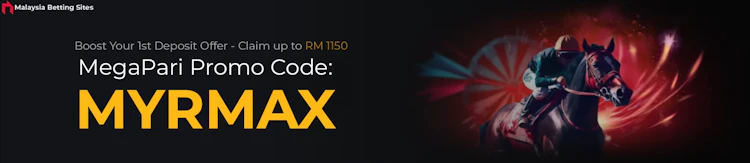 The promo code MYRMAX for Malaysian players, boosting the first deposit offer to RM 1,150