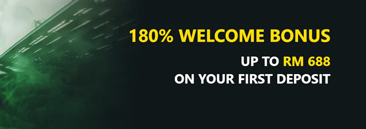 Dafabet Malaysia 180% welcome bonus banner up to RM 688 on first deposit