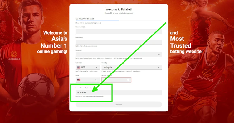 Dafabet Promo Code Registration