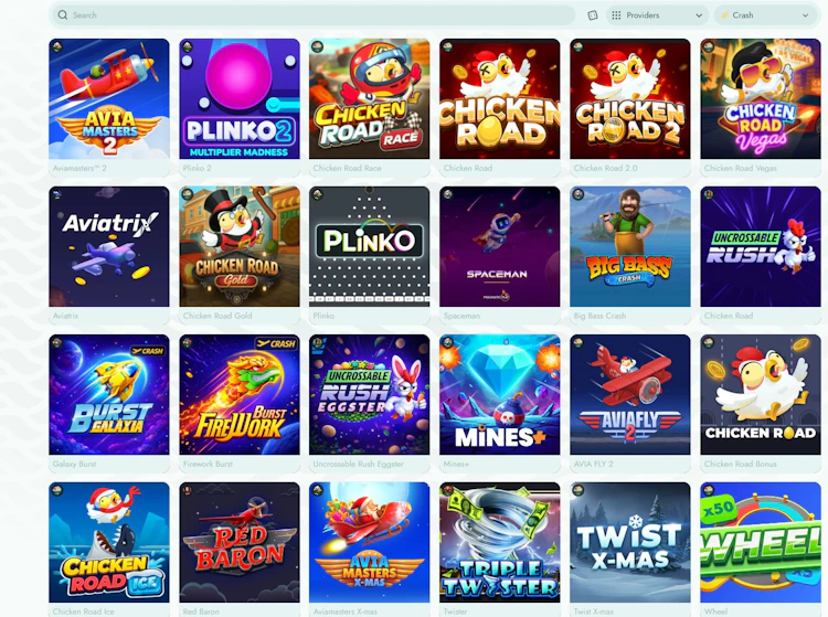 J8DE Crash/Instant Games