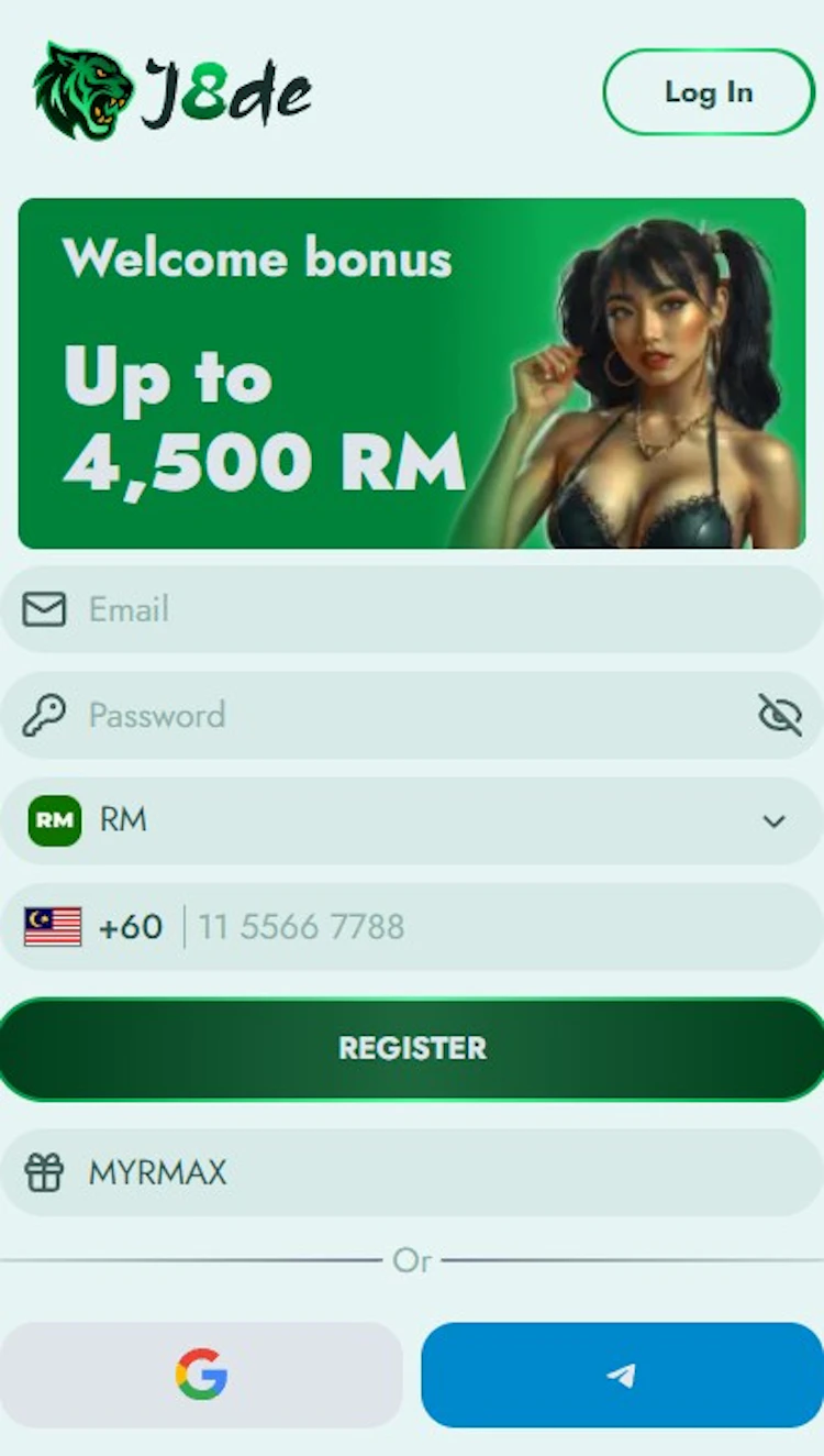 J8DE Malaysia Registration
