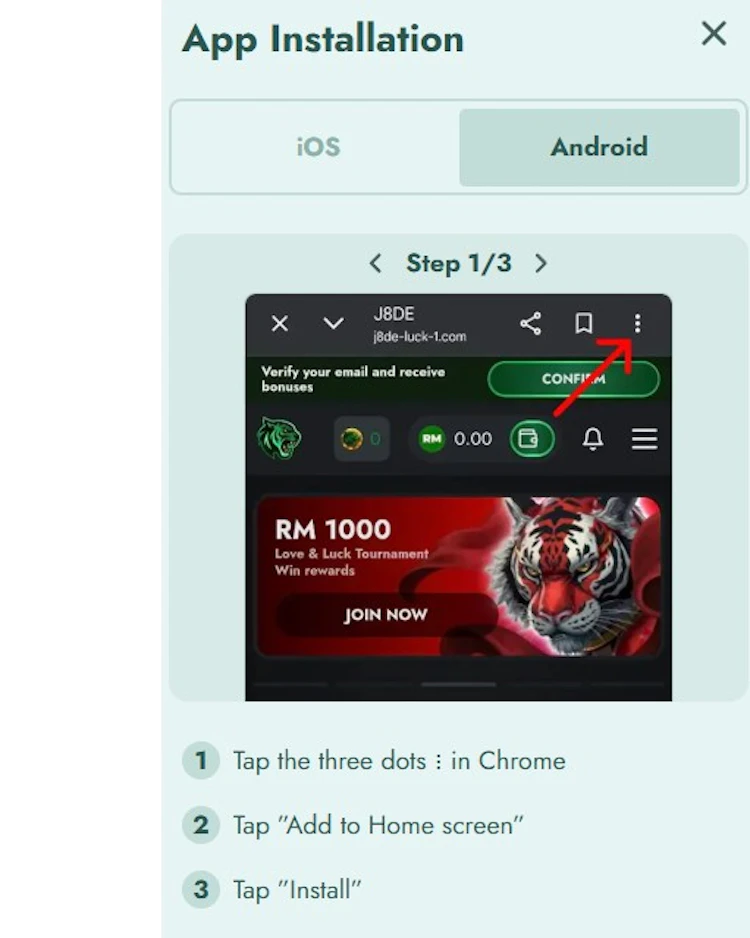 J8DE Live Casino Game Providers