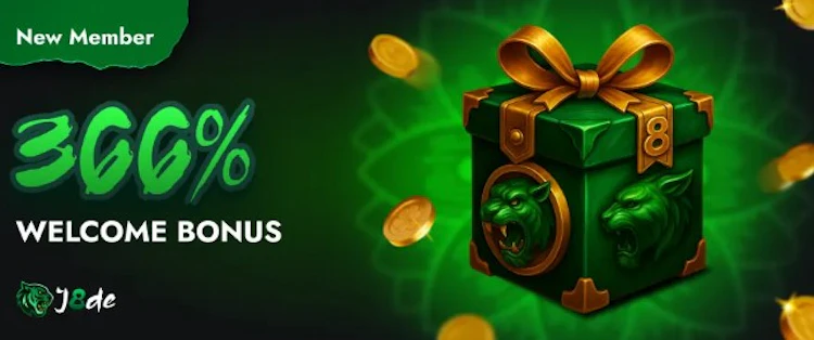 J8DE Casino Welcome Bonus